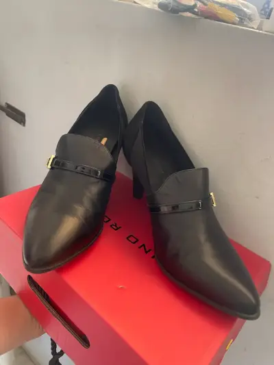 Zapatos de Tacón Negro Bruno Rossi Elegantes - miniatura 3