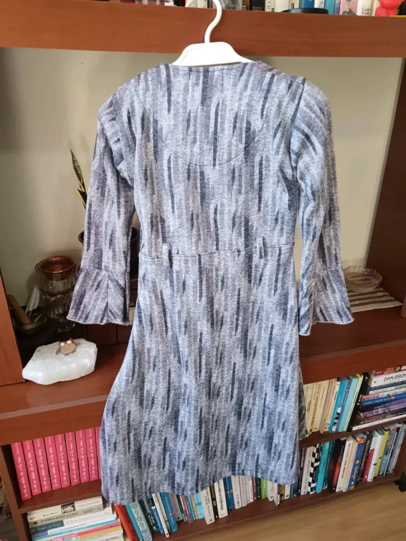 Vestido de punto gris Sweet Teens - 2