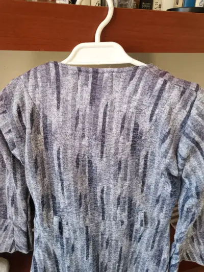 Vestido de punto gris Sweet Teens - miniatura 4