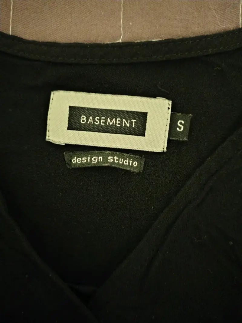 Vestido negro Basement talla S - 2