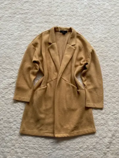 Abrigo camel Forever 21 para mujer - miniatura 1