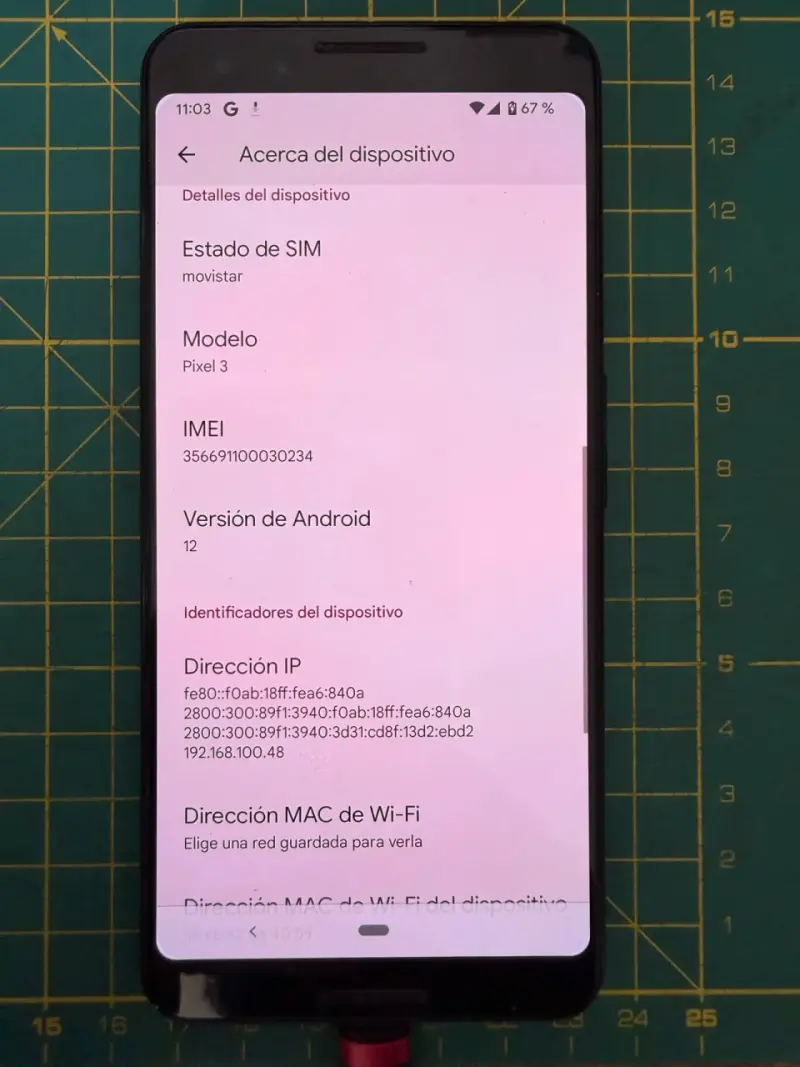 Smartphone Google Pixel 3 64Gb con detalles - 4