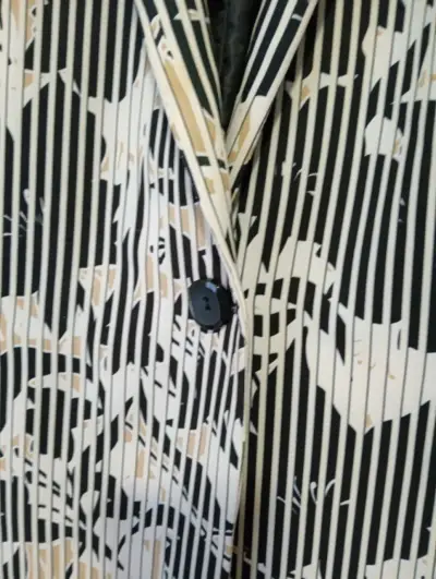 Blazer estampado a rayas BNY'S para mujer talla 46 - miniatura 4