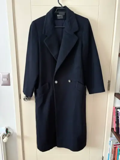Abrigo azul largo para mujer Kenneth Cole - miniatura 1