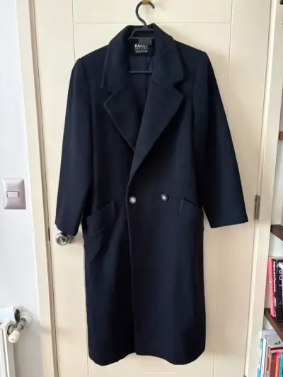 Abrigo azul largo para mujer Kenneth Cole - miniatura 2