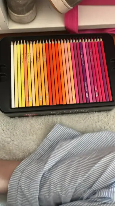 Set de lápices de colores kalour 180 pc - miniatura 1