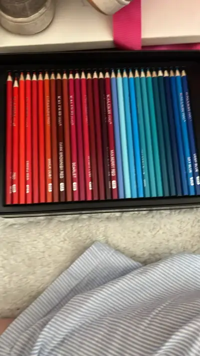 Set de lápices de colores kalour 180 pc - miniatura 3