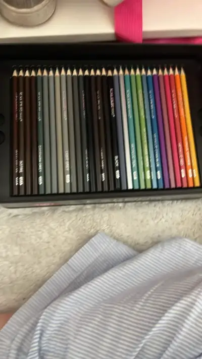 Set de lápices de colores kalour 180 pc - miniatura 4