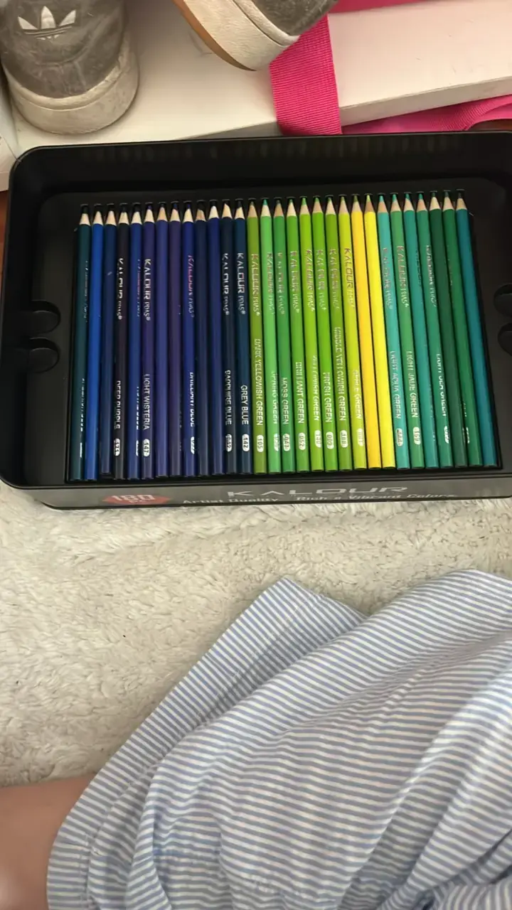 Set de lápices de colores kalour 180 pc - 5
