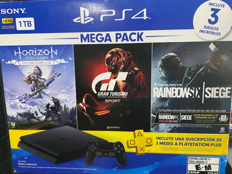 Consola PS4 con control y juegos incluidos - 4