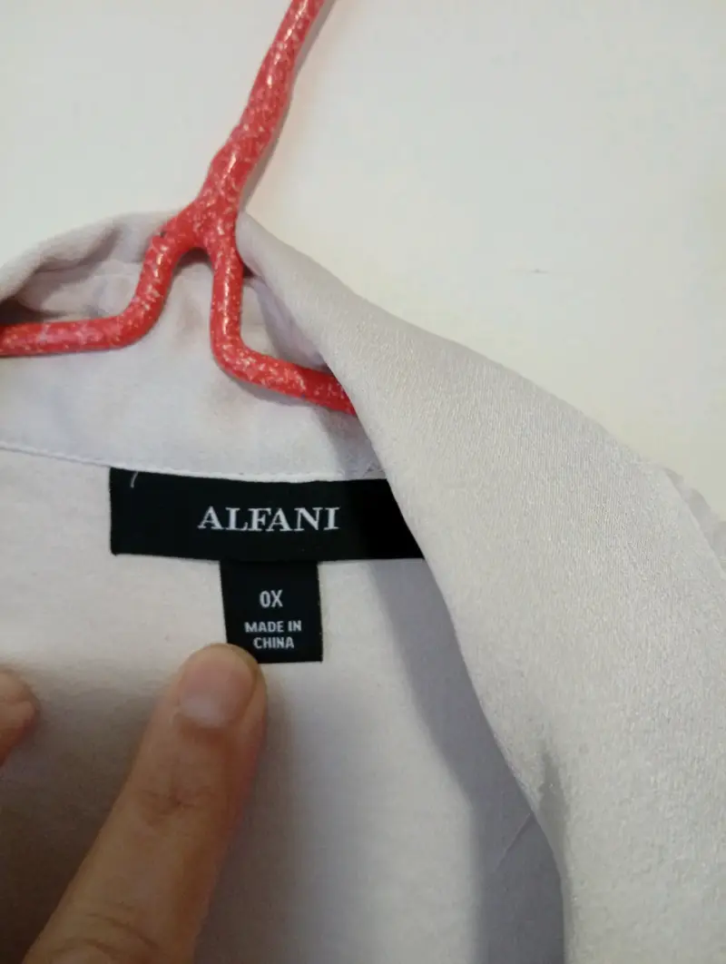 Camisa beige de mujer Alfani con bolsillos - 3