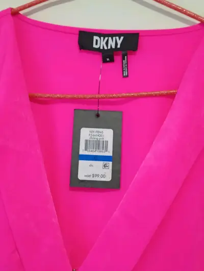 Blusa Fucsia DKNY de Manga Larga - miniatura 3