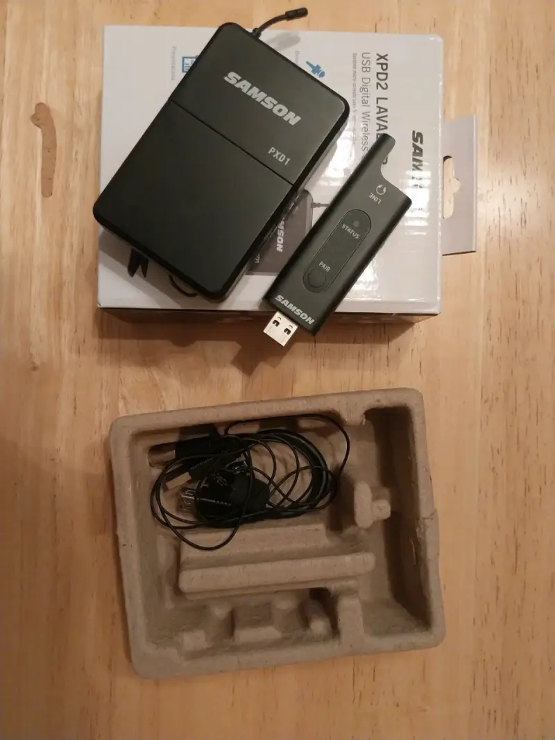 Micrófono Inalámbrico USB Samson XPD2 Lavalier - 1