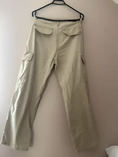 Pantalones cargo beige Index talla 40 - miniatura 3