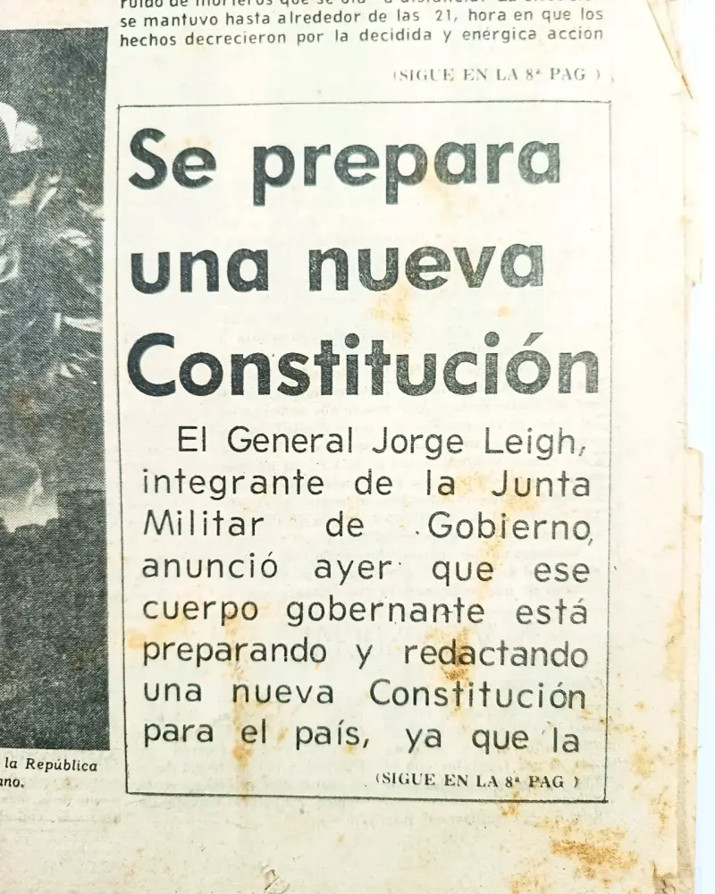 El Mercurio, 15 de septiembre 1973. - 2