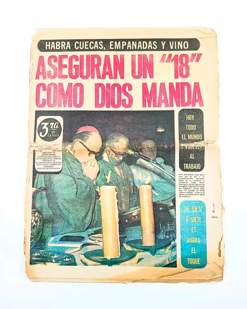 3ra de la hora (La Tercera), 17 de septiembre 1973 - 1
