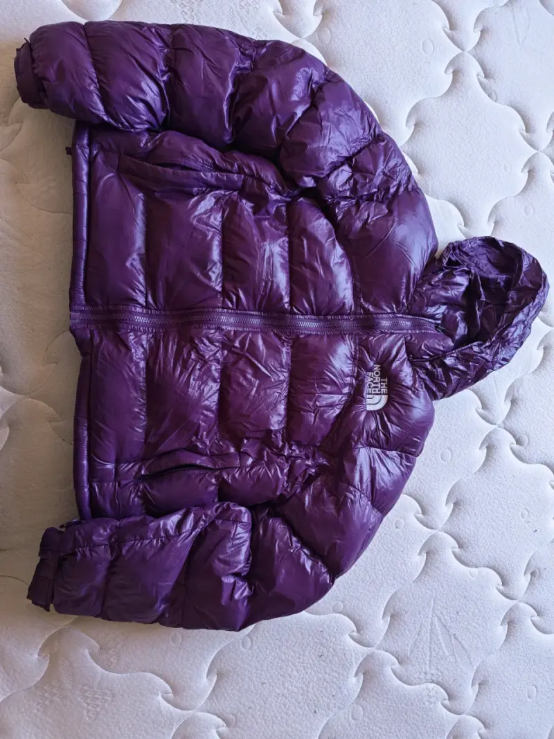Chaqueta Morada The North Face con Capucha - 1