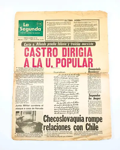 La Segunda, 25 Septiembre 1973. - miniatura 1