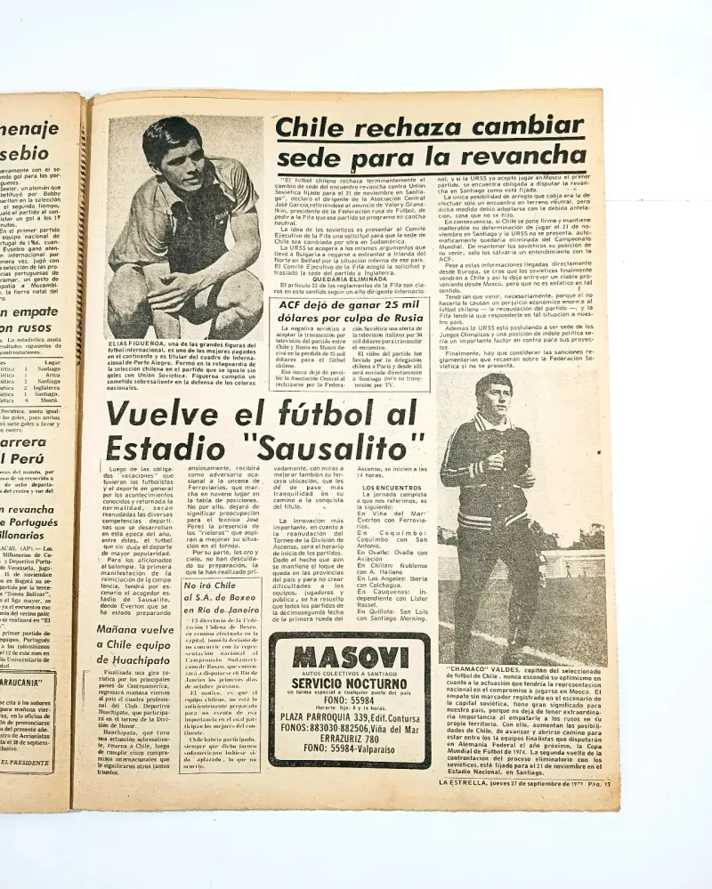 La Estrella de Valparaíso, 27 de septiembre 1973. - 2