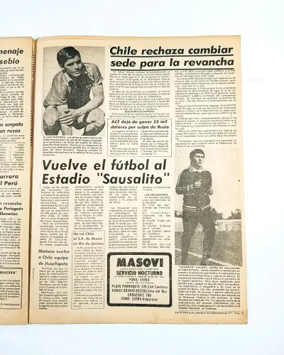La Estrella de Valparaíso, 27 de septiembre 1973. - miniatura 2