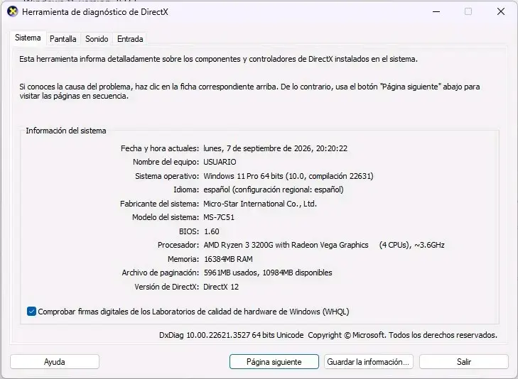 PC de Escritorio con AMD Ryzen 3 y Radeon Vega - 5