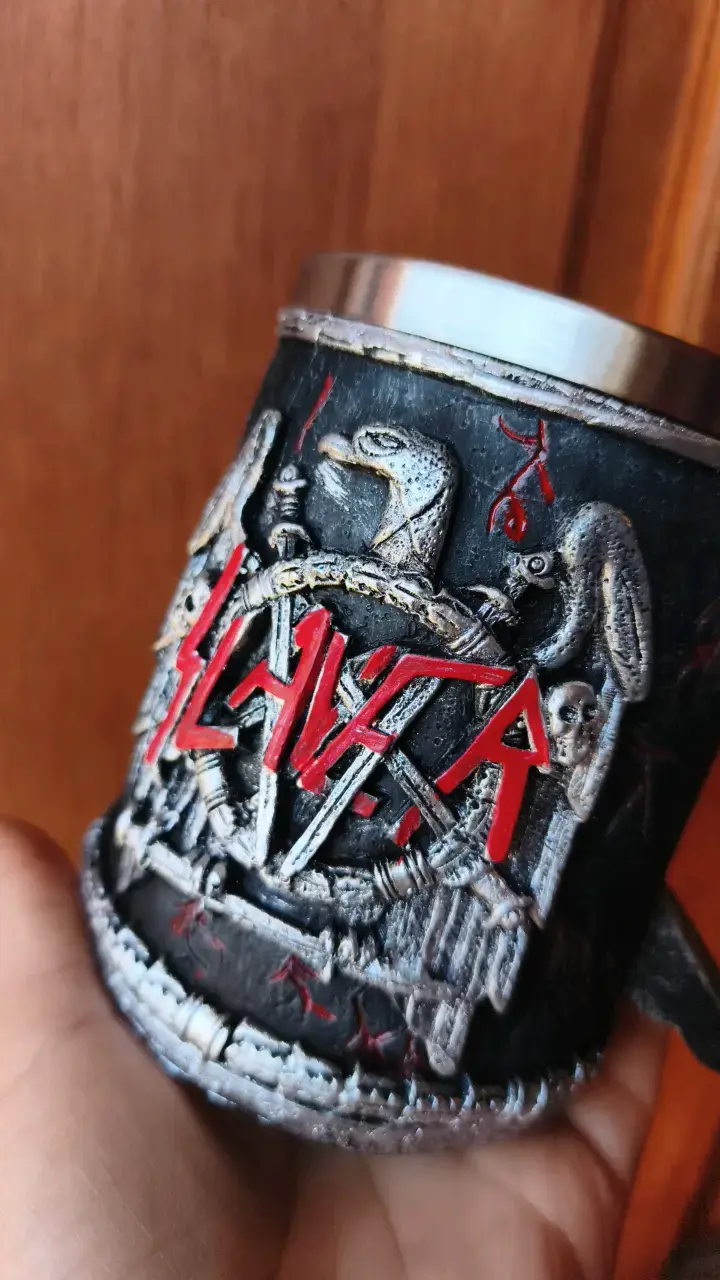 Taza decorativa Slayer con diseño gótico - 2