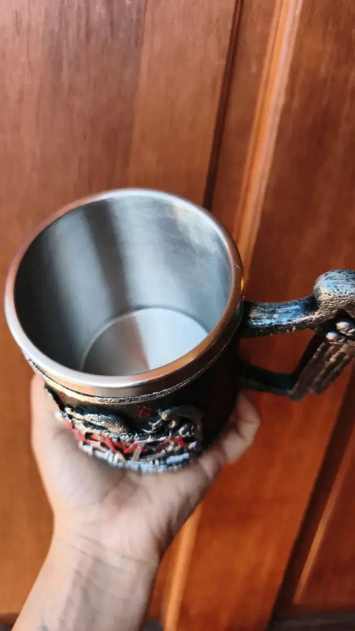 Taza decorativa Slayer con diseño gótico - 4