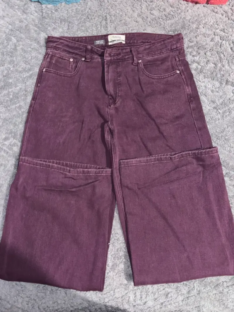 Pantalones de mezclilla morados Sybilla