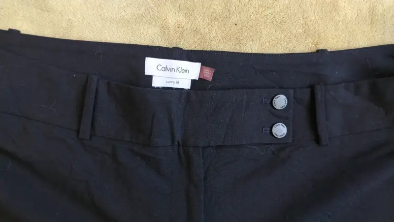 Pantalones negros Calvin Klein curvy fit talla 52 - 1