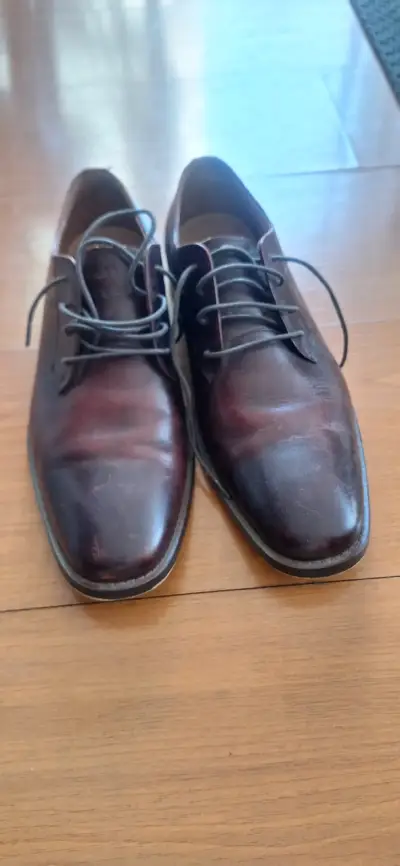 Zapatos de vestir marrones para hombre - miniatura 1