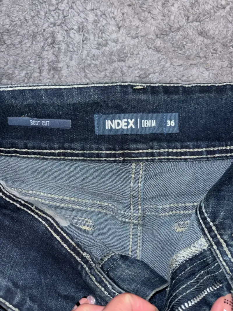 Jeans bootcut azul oscuro Index talla 36 - 3