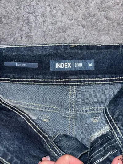 Jeans bootcut azul oscuro Index talla 36 - miniatura 3