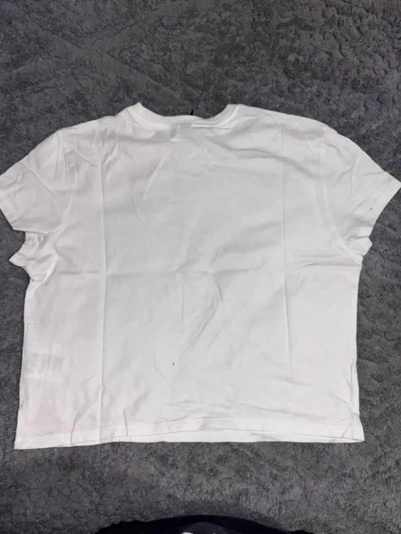 Polera Blanca H&M Divided con Estampado de Lazo - 4