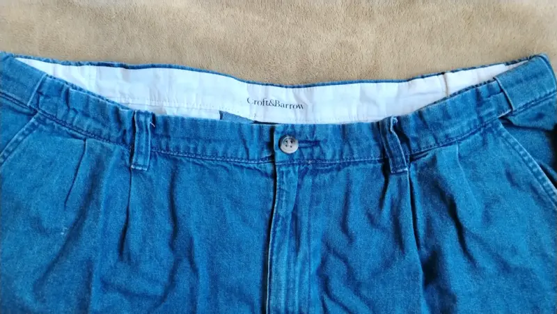 Shorts de mezclilla Croft & Barrow talla 48 - 4