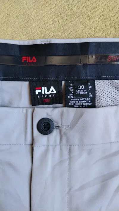Shorts de golf Fila Sport gris talla 50 - miniatura 1