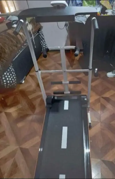 Caminadora plegable manual para ejercicio en casa - miniatura 2