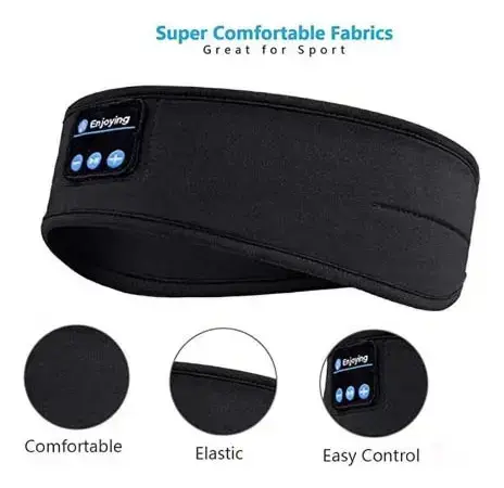 Diadema Bluetooth para Dormir Negra - 3