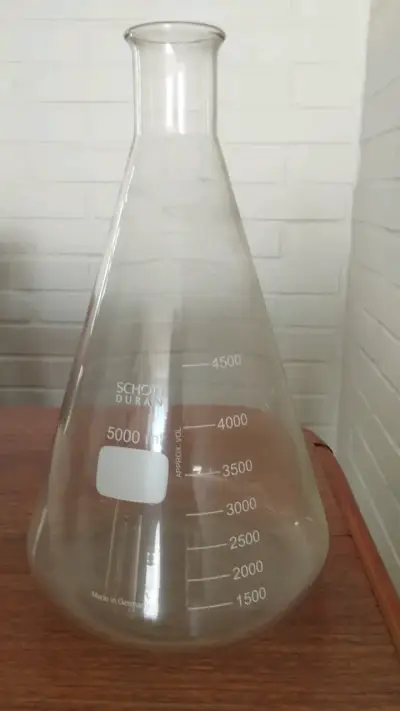 Matraz Erlenmeyer Schott Duran 5000 ml - miniatura 3