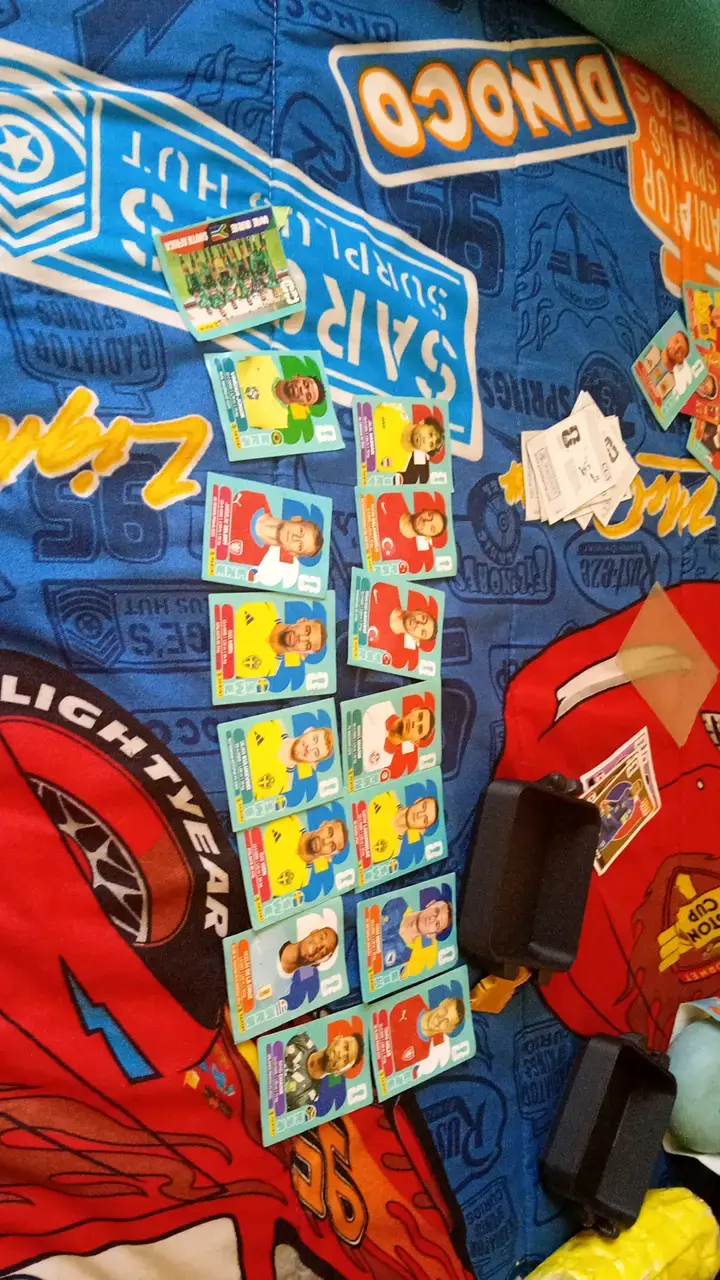 Colección de cartas de fútbol mundial