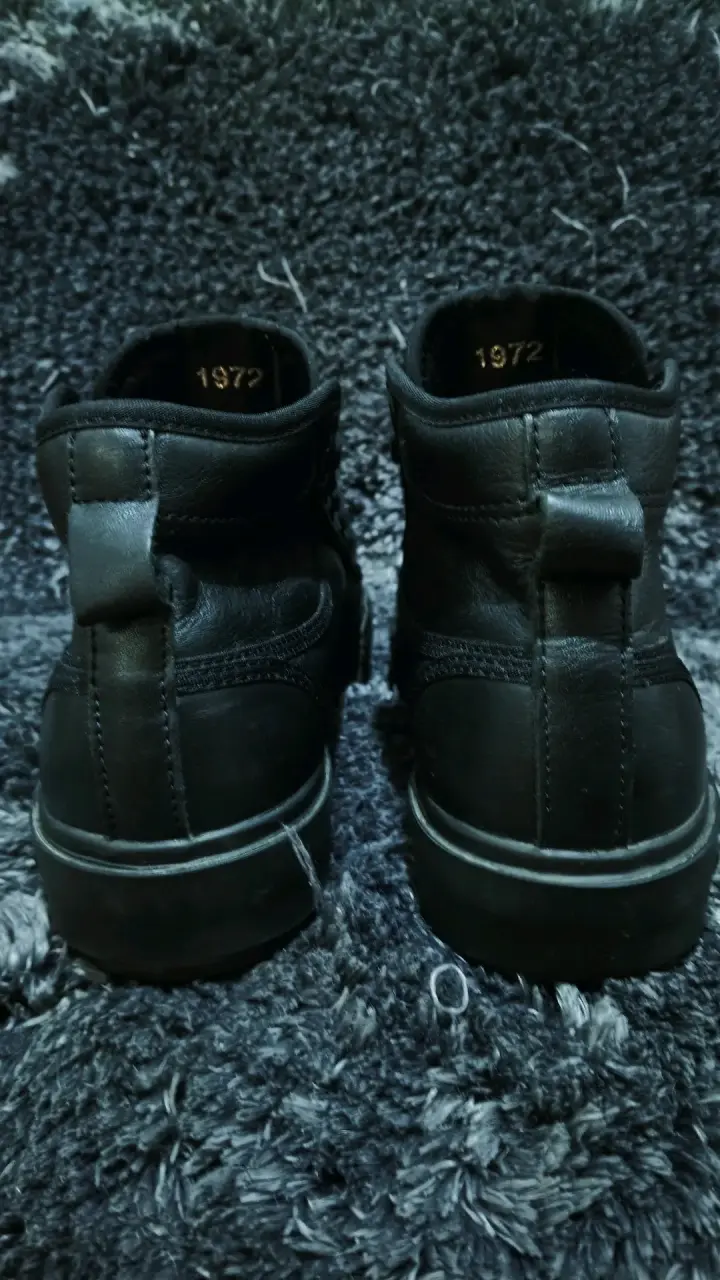 Zapatillas negras de cuero talla 38 - 3
