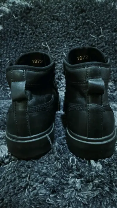 Zapatillas negras de cuero talla 38 - miniatura 3