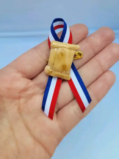 Cintas de Fiestas Patrias con Adornos Artesanales - miniatura 1