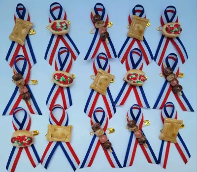 Cintas de Fiestas Patrias con Adornos Artesanales - miniatura 4