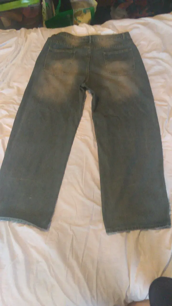 Baggy Jeans anchos de mezclilla para hombre - 2