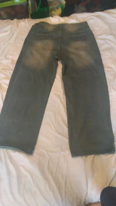 Baggy Jeans anchos de mezclilla para hombre - miniatura 2