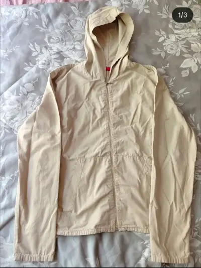 Chaqueta beige con capucha Tex - miniatura 1