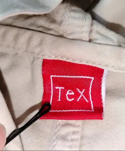 Chaqueta beige con capucha Tex - miniatura 3