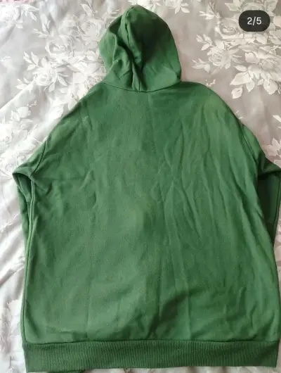 Polerón verde con capucha Nike para hombre - miniatura 2