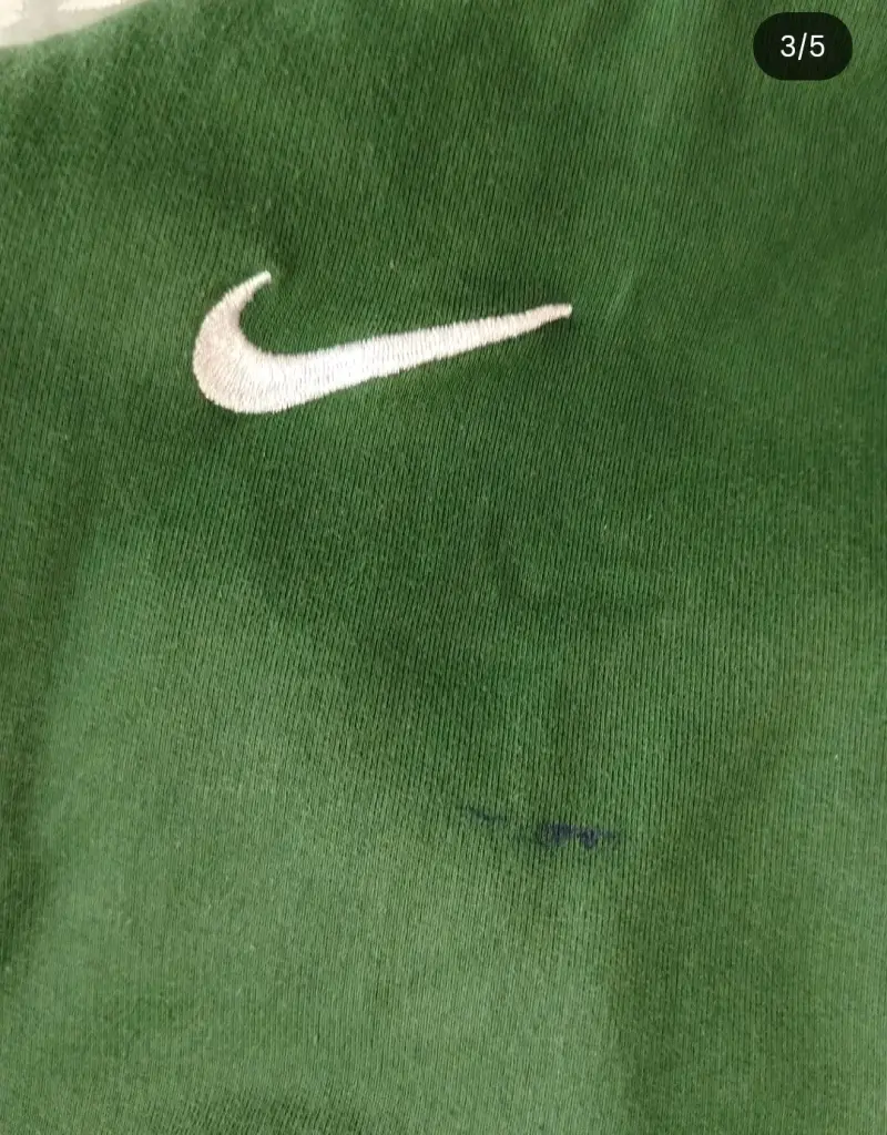 Polerón verde con capucha Nike para hombre - 3