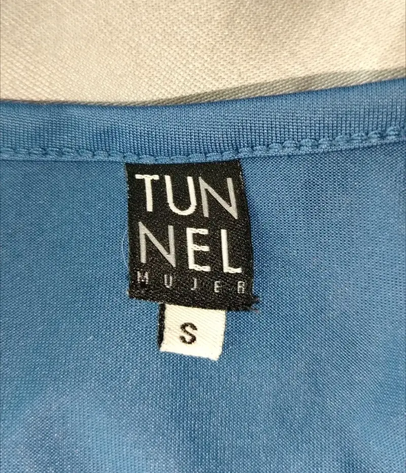 Polera sin mangas azul para mujer Tunnel - 2